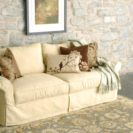 Cherryfield Hand Tufted Taupe Wool Rug Rugs TriadCommerceInc