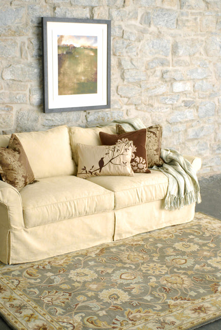 Cherryfield Hand Tufted Taupe Wool Rug Rugs TriadCommerceInc