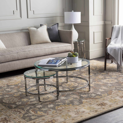 Cherryfield Hand Tufted Taupe Wool Rug Rugs TriadCommerceInc