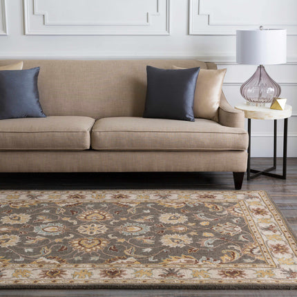 Cherryfield Hand Tufted Taupe Wool Rug Rugs TriadCommerceInc