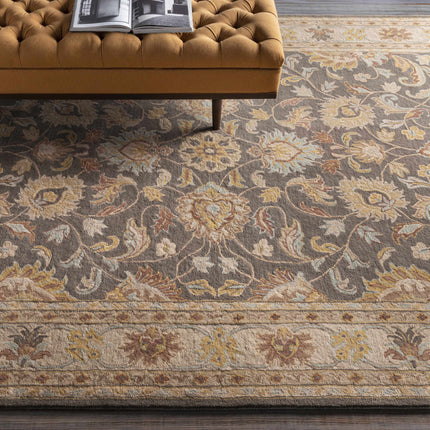 Cherryfield Hand Tufted Taupe Wool Rug Rugs TriadCommerceInc