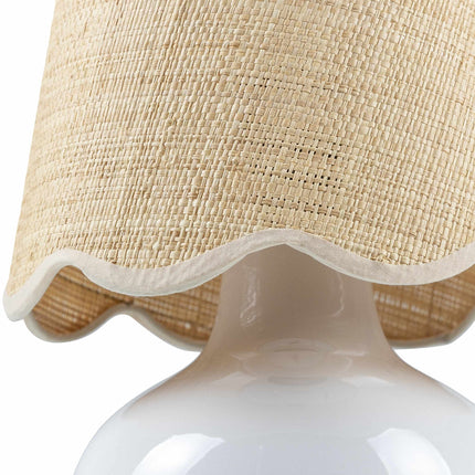 Theisseil Beige Table Lamp Table Lamps TriadCommerceInc