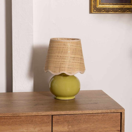 Theisseil Olive Green Table Lamp Home Decor > Lighting > Lamp > Table Lamps TriadCommerceInc