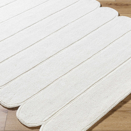 Tayte White Abstract Area Rug Rugs TriadCommerceInc