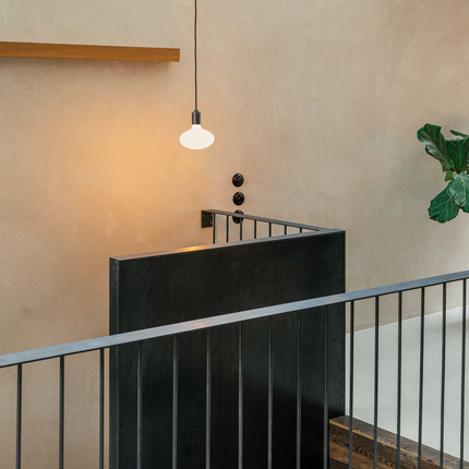 Oval Dim to Warm Plug-In Pendant in Graphite Home Decor > Lighting > Ceiling Lights > Pendant Lights TriadCommerceInc