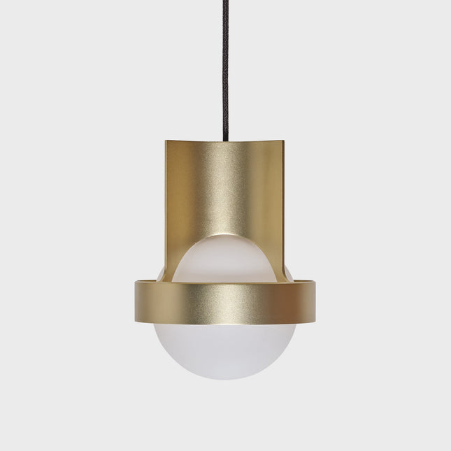 Loop Single Pendant Light in Gold + Sphere IV Home Decor > Lighting > Ceiling Lights > Pendant Lights TriadCommerceInc
