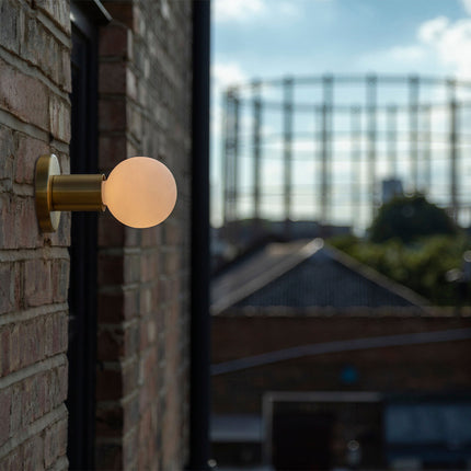 Lochan Wall Light in Brass + Sphere III Wall Lights TriadCommerceInc