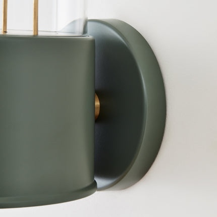The Muse Wall Light in Pleasure Garden Green Wall Lights TriadCommerceInc