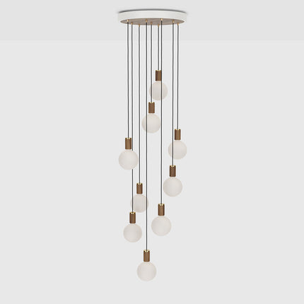 Nine Pendant in Walnut + Sphere IV Home Decor > Lighting > Ceiling Lights > Pendant Lights TriadCommerceInc