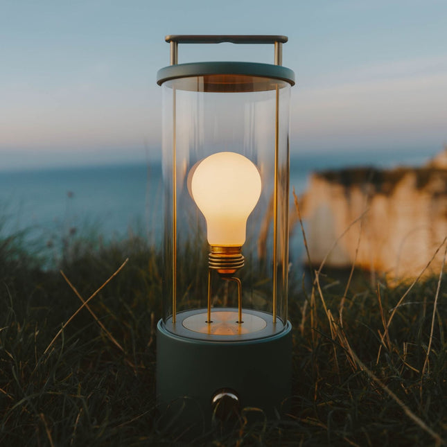 The Muse Portable Lamp in Pleasure Garden Green Portables TriadCommerceInc