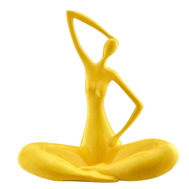 The Diana Sculpture // Large, Yellow Sculpture TriadCommerceInc   