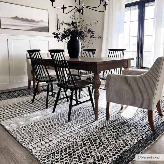 Tideswell Scandi Boho Wool Carpet Rugs TriadCommerceInc