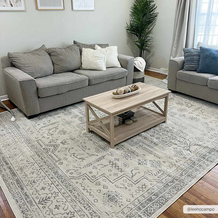 Tigried Ivory & Gray 2323 Area Rug - Clearance Rugs TriadCommerceInc 2' x 3' Rectangle
