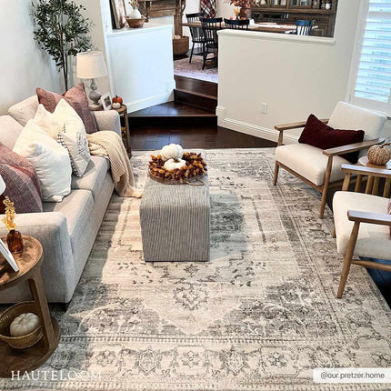 Tigried Ivory & Gray 2315 Area Rug - Clearance Rugs TriadCommerceInc