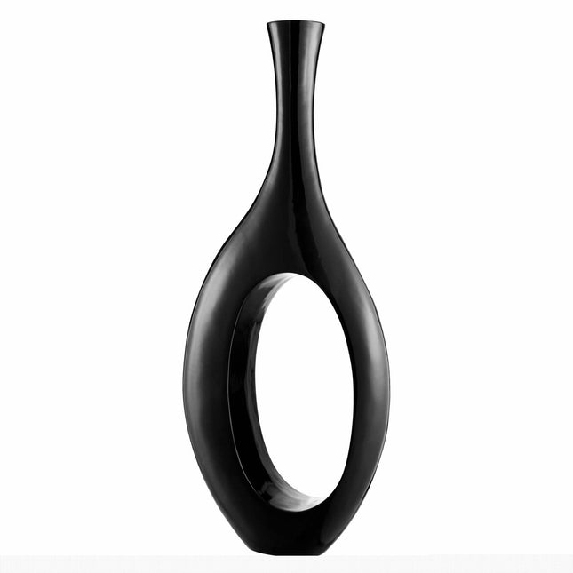 Trombone Vase // Large Black Vase TriadCommerceInc   