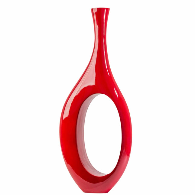 Trombone Vase // Small Red Vase TriadCommerceInc   