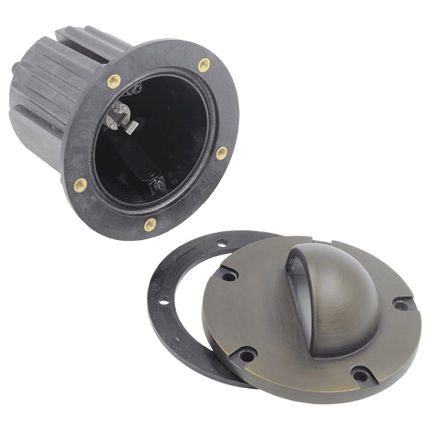 Cast Brass LED In-Ground Well Light Waterproof IP65 Underground Light TriadCommerceInc