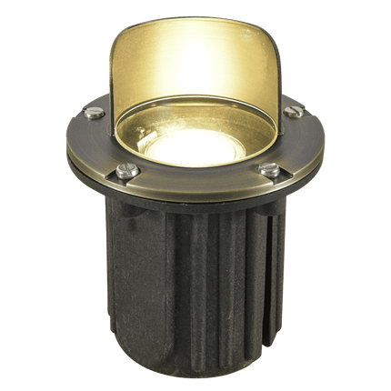 UNB03 LED In-Ground Well Light Underground Light TriadCommerceInc None Natural Brass