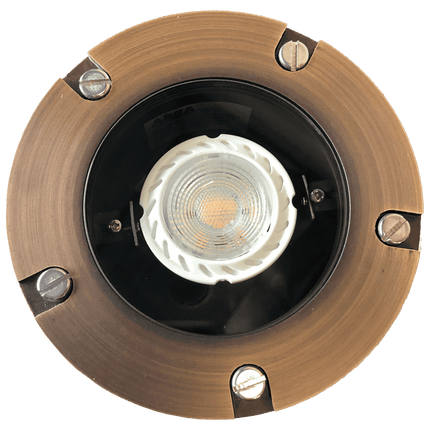 Cast Brass LED In-Ground Well Light Outdoor Waterproof IP65 Underground Light TriadCommerceInc