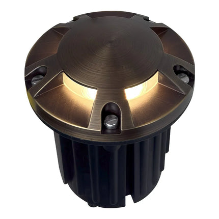 Cast Brass LED In-Ground Well Light Waterproof Outdoor Underground Light TriadCommerceInc