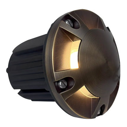 Cast Brass LED In-Ground Well Light Waterproof Outdoor Underground Light TriadCommerceInc