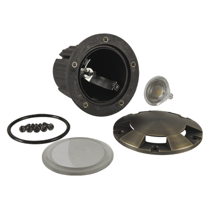 Cast Brass LED In-Ground Well Light Waterproof Outdoor Underground Light TriadCommerceInc