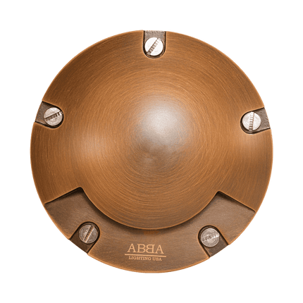 Cast Brass Low Voltage LED In Ground Light Underground Light TriadCommerceInc