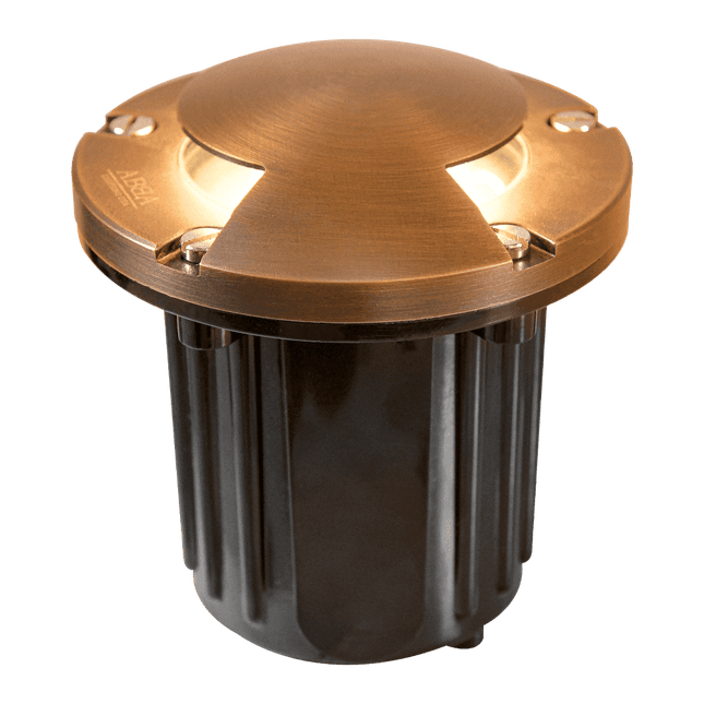 Cast Brass LED In-Ground Well Light Bi-Directional Underground Light TriadCommerceInc