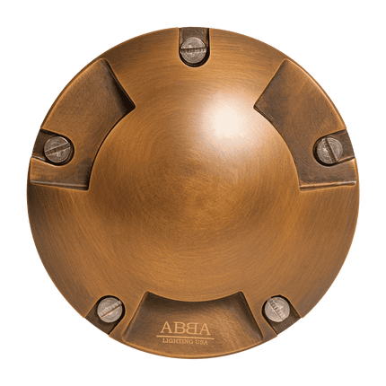 Cast Brass Tri-Directional LED In-Ground Light Underground Light TriadCommerceInc