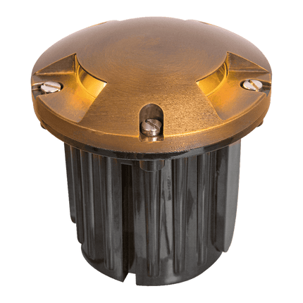 Cast Brass Tri-Directional LED In-Ground Light Underground Light TriadCommerceInc