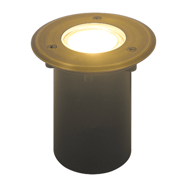 Cast Brass LED In-Ground Well Light Waterproof Outdoor Underground Light TriadCommerceInc
