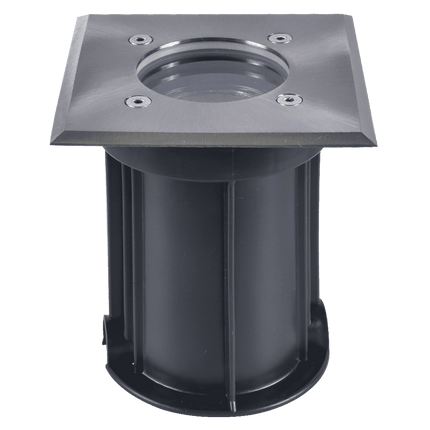 Square LED In-Ground Well Light Stainless Steel Outdoor Underground Light TriadCommerceInc Stainless Steel None