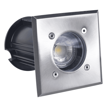 Square LED In-Ground Well Light Stainless Steel Outdoor Underground Light TriadCommerceInc
