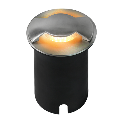 Stainless Steel Bi Directional In-Ground LED Light Underground Light TriadCommerceInc None Stainless Steel