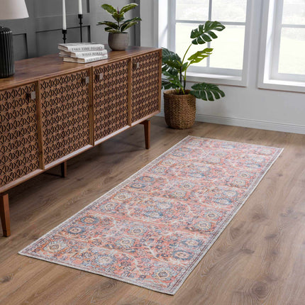 Urpi Rose & Blue Washable Area Rug - Clearance Rugs TriadCommerceInc
