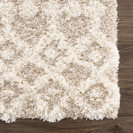 Prompton Cream Plush Area Rug Rugs TriadCommerceInc