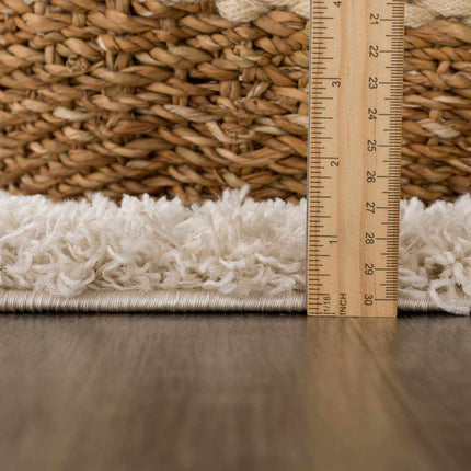 Prompton Cream Plush Area Rug Rugs TriadCommerceInc