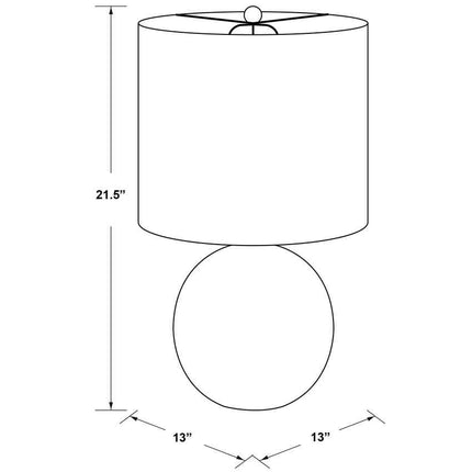 Klosterneuburg Modern Cream Table Lamp Lighting TriadCommerceInc