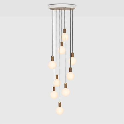 Nine Pendant in Walnut + Sphere IV Home Decor > Lighting > Ceiling Lights > Pendant Lights TriadCommerceInc Walnut