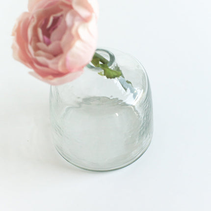 Bella Handblown Hammered Bud Vase Pots & Planters TriadCommerceInc