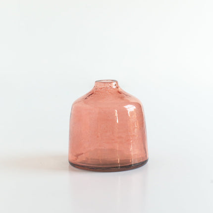 Bella Handblown Hammered Bud Vase Pots & Planters TriadCommerceInc