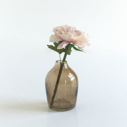 Haley Handblown Hammered Bud Vase Vase TriadCommerceInc