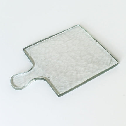 Hammered Glass Serving Boards Kitchen & Dining TriadCommerceInc Clear