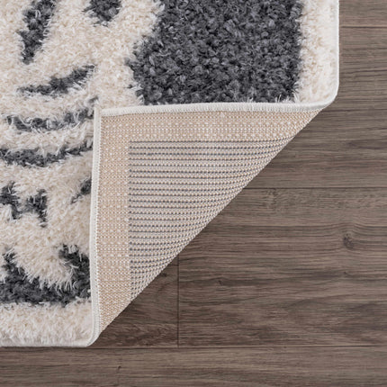 Zane Charcoal Tibetan Tiger Area Rug Rugs TriadCommerceInc