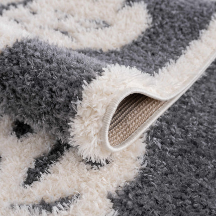 Zane Charcoal Tibetan Tiger Area Rug Rugs TriadCommerceInc
