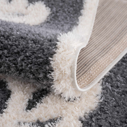 Zane Charcoal Tibetan Tiger Area Rug Rugs TriadCommerceInc