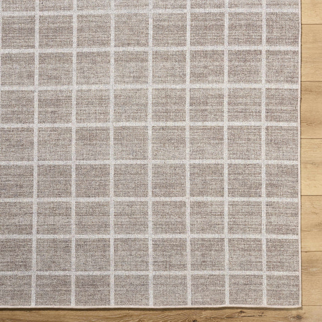 Anicet Checkered Washable Wool Area Rug Rugs TriadCommerceInc