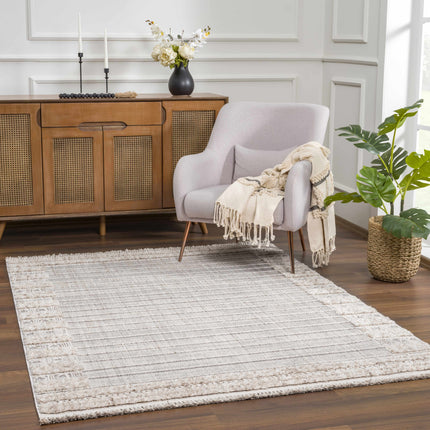 Sulak Cream Area Rug - Clearance Rugs TriadCommerceInc 5'3" x 7' Rectangle