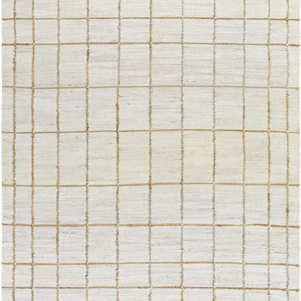 Zared Checkered Jute Area Rug Rugs TriadCommerceInc