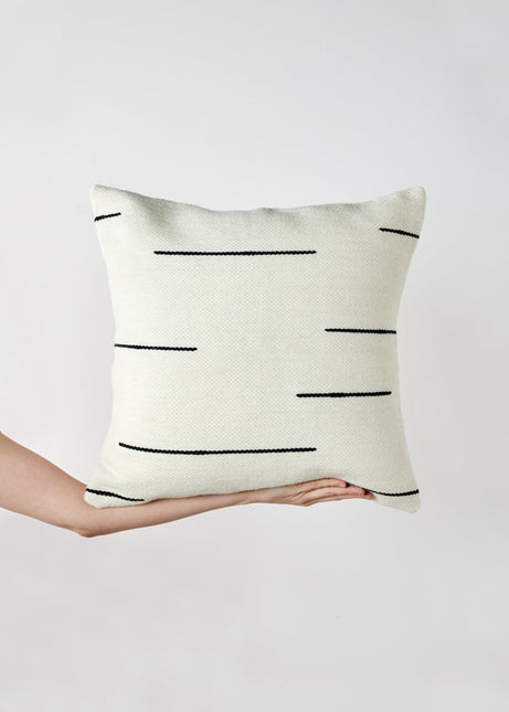 Zanzibar Hand-Loomed Wool Throw Pillow Pillows TriadCommerceInc Cover ONLY